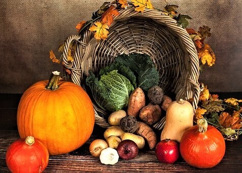 A basket full of vegetables