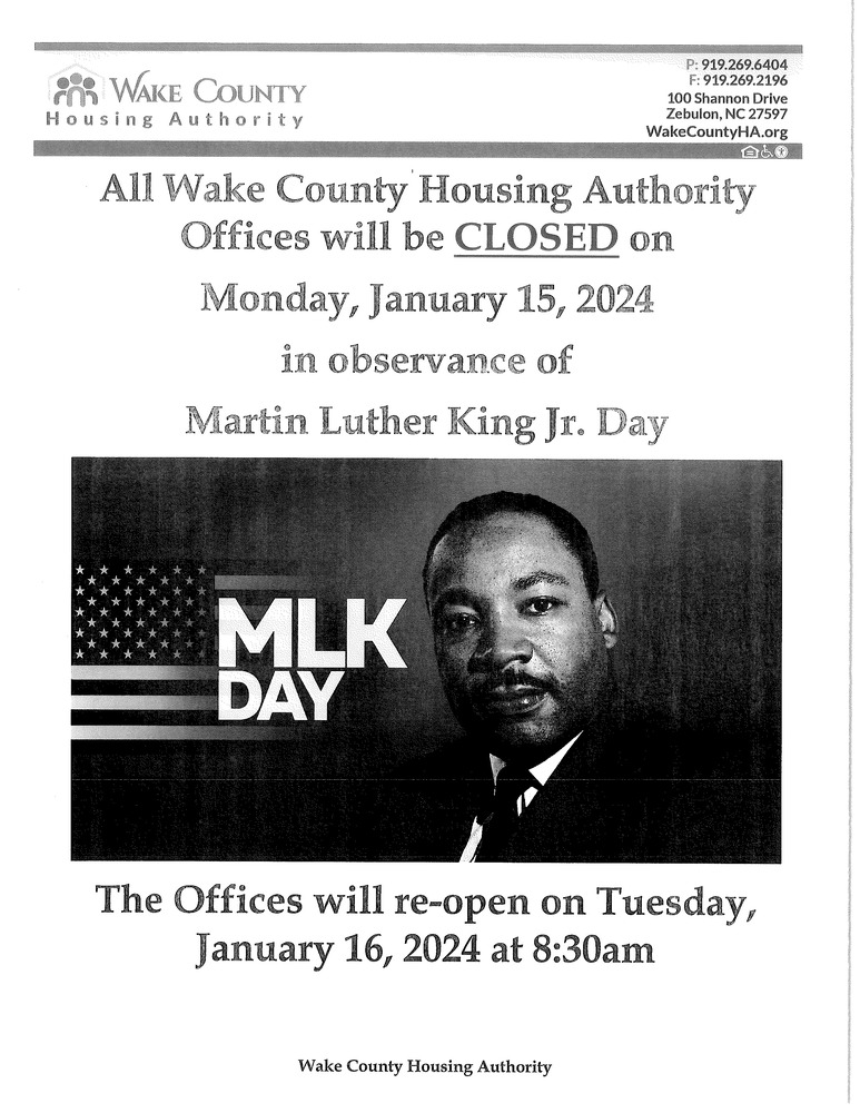 a Flyer with Martin Luther King Jr picture 