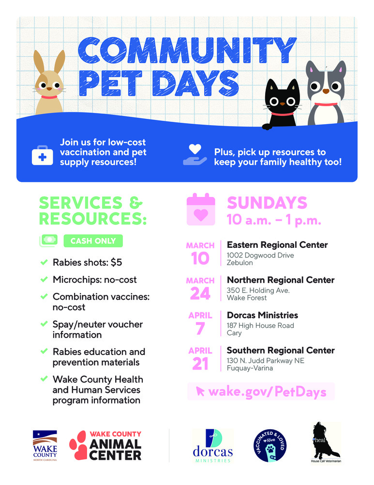 Cats and Dogs with Pet Day Dates